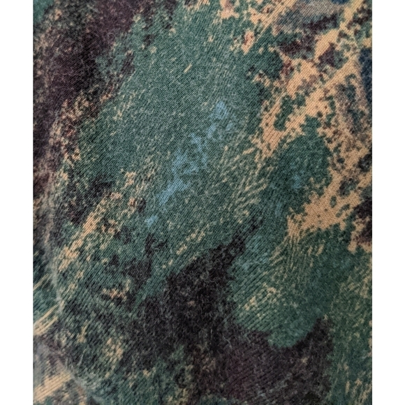 Peruvian Connection Peacock Colors Draped Dress - Picture 5 of 5